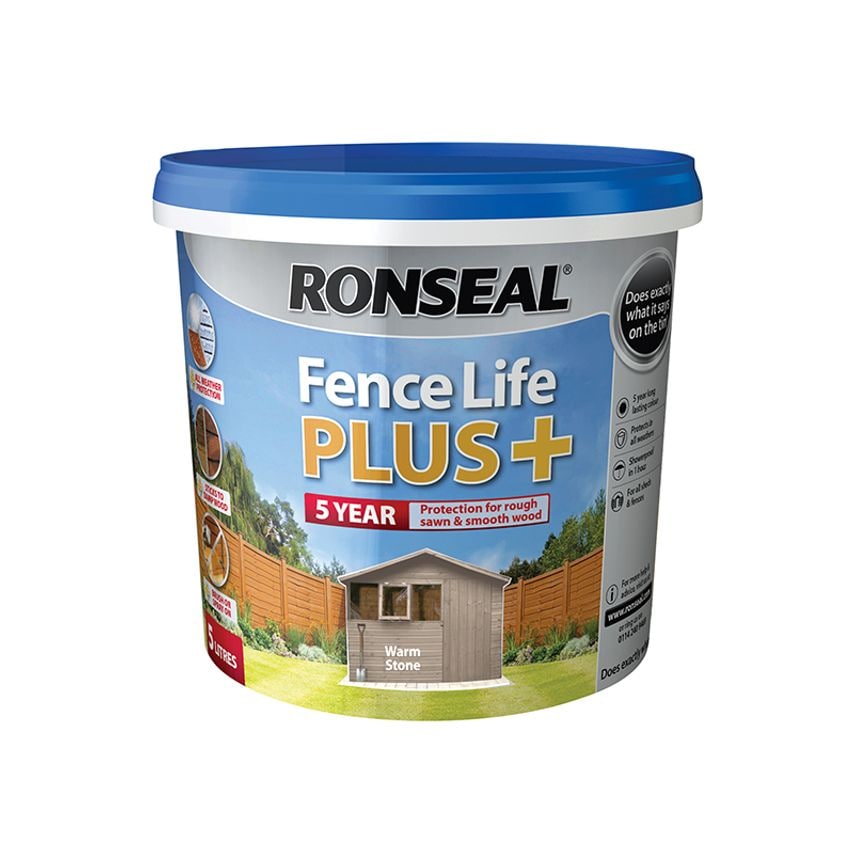 Fence Life Plus+ Warm Stone 5 litre RSLFLPPWS5L