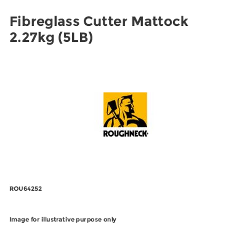Fibreglass Cutter Mattock 2.27kg (5LB)