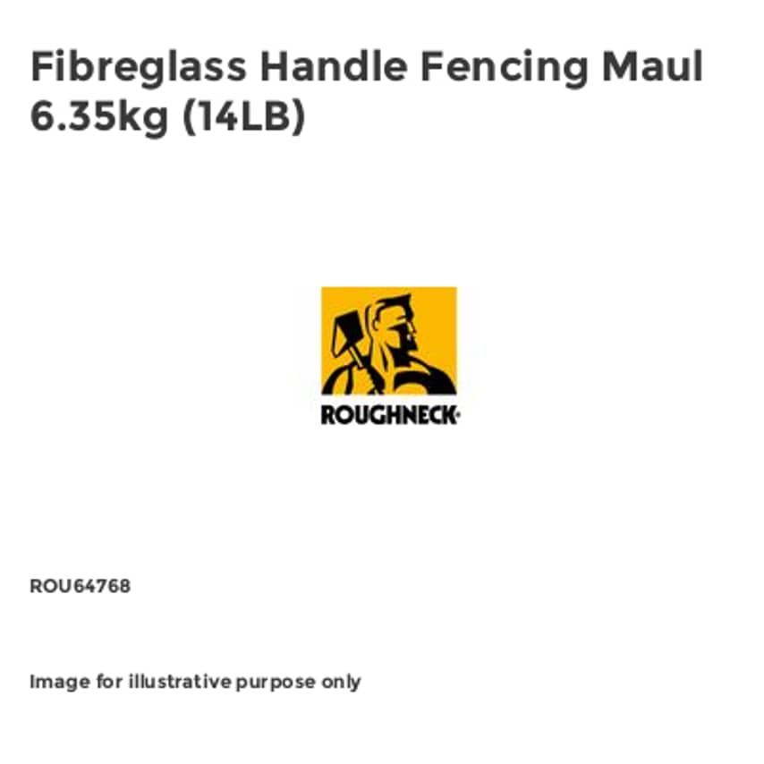 Fibreglass Handle Fencing Maul 6.35kg (14LB) ROU64768