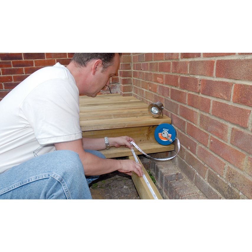 Fibreglass Measuring Tape Class III - 30m/100ft x 13mm