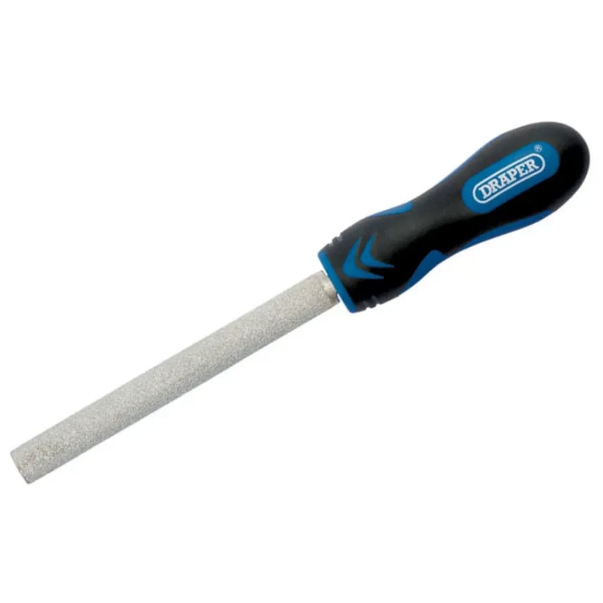 File Soft Grip Half Round Tiling 140mm Carbon Steel