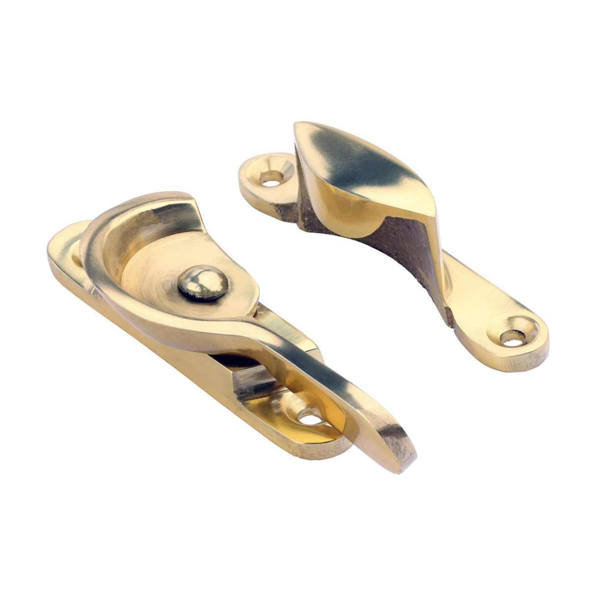 Fitch Pattern Sash Fastener Polished Brass - 949982