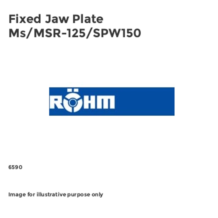 Fixed Jaw Plate Ms/MSR-125/SPW150