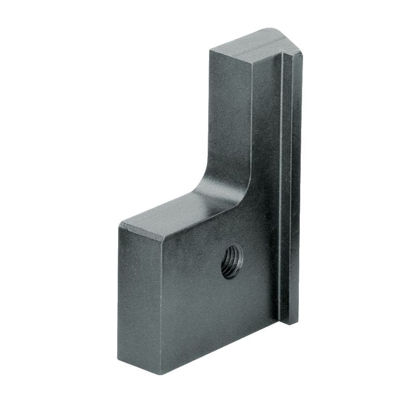 Fixed plate for saddles, sharp-edged