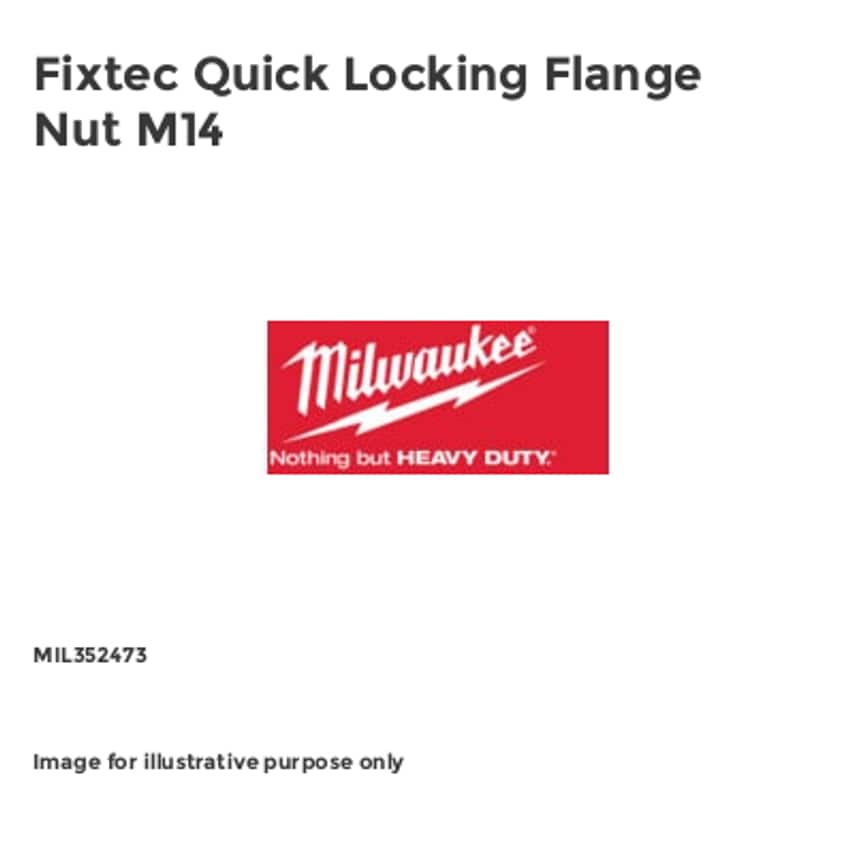 Fixtec Quick Locking Flange Nut M14 MIL352473