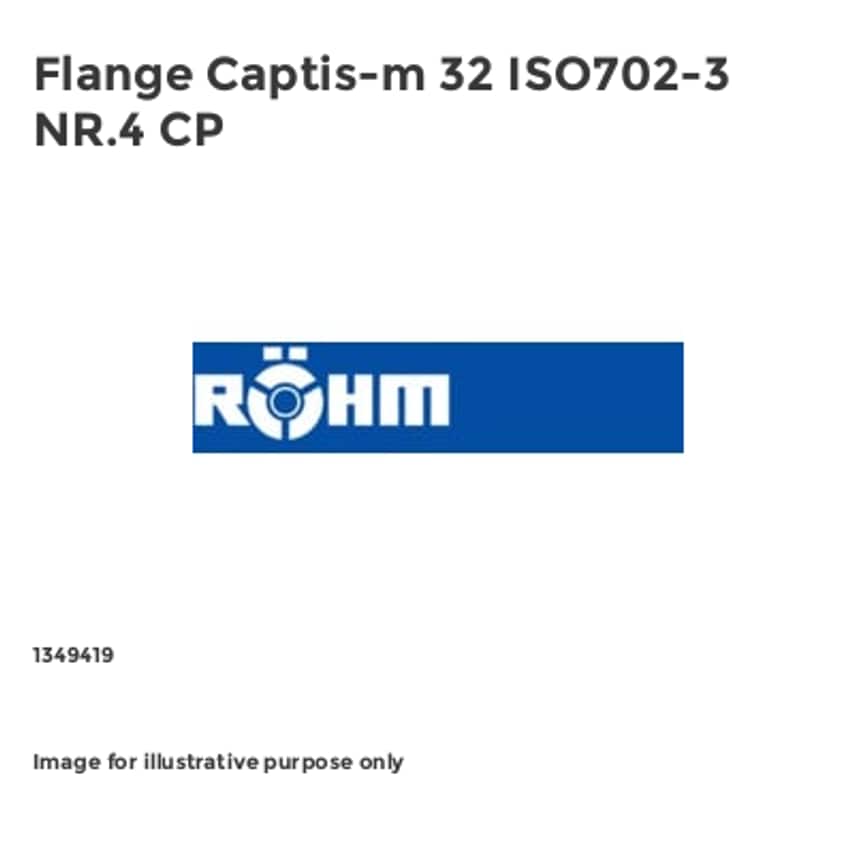 Flange Captis-m 32 ISO702-3 NR.4 CP