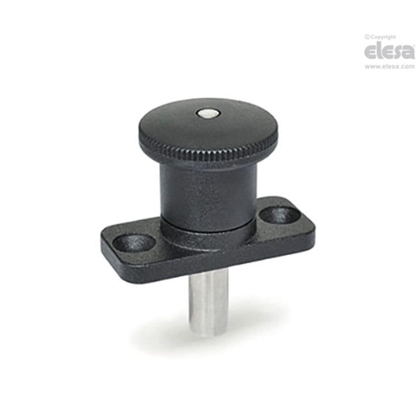 Flanged mini indexing plunger-GN 822.8-8-10-C