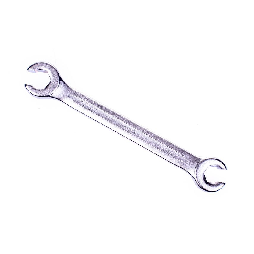 Flare Nut Spanner 11 & 13mm Metric Brake Pipe Wrench 6 Point Offset 159mm Long