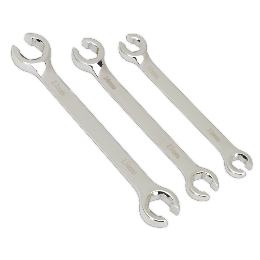 Flare Nut Spanner Set 3 Piece Metric