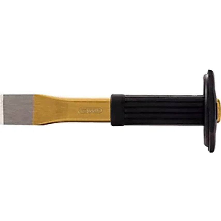 Flat Chisel with Hand Protection Grip Flat/Oval Overall Length 250 mm