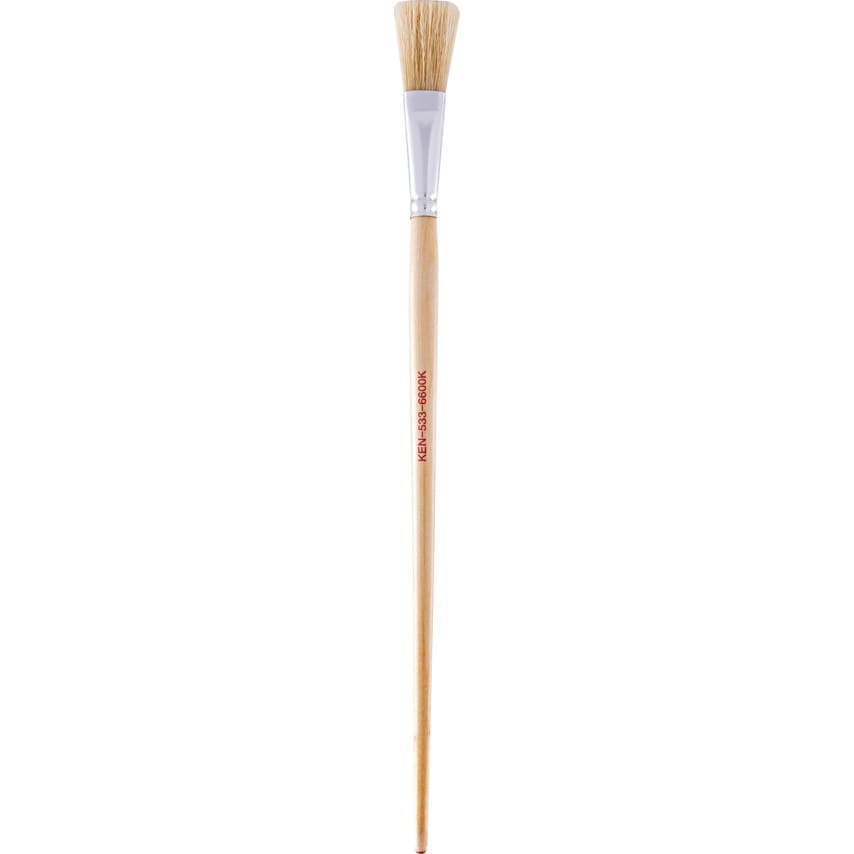 Flat Fitch Brush, Natural Bristle, No.10