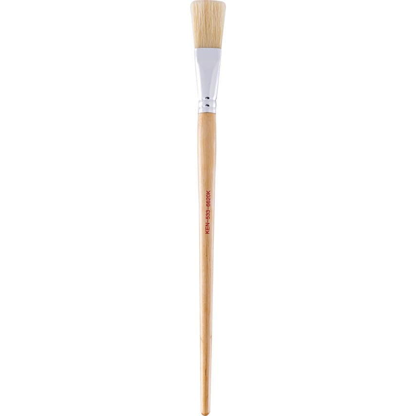 Flat Fitch Brush, Natural Bristle, No.12