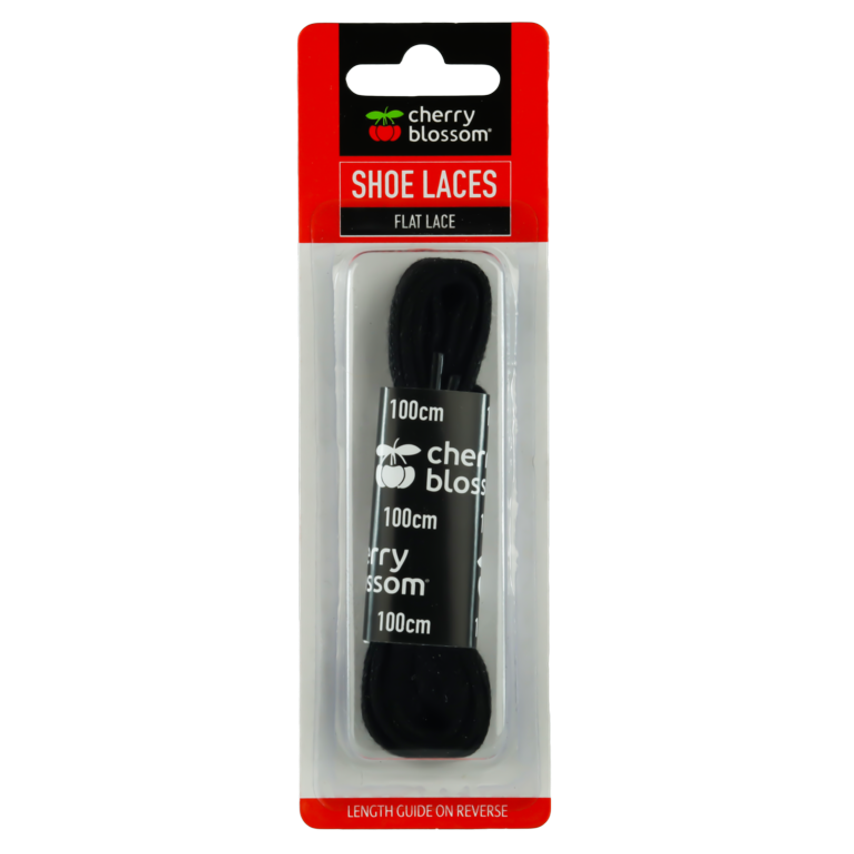 Flat Lace Black 100cm