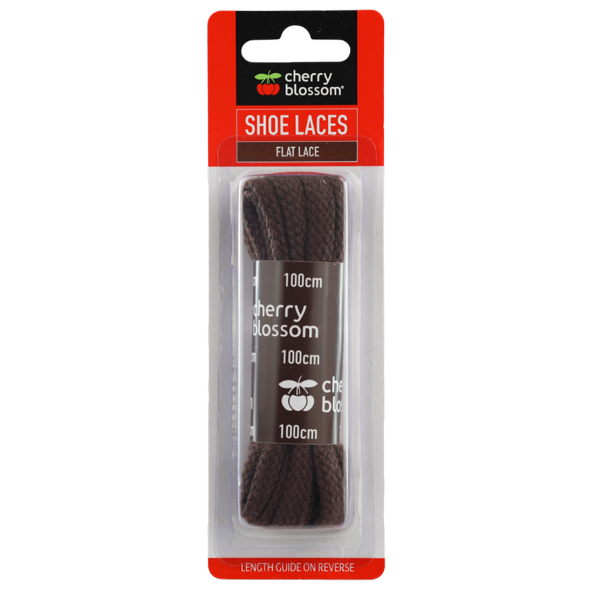 Flat Lace Brown 100cm