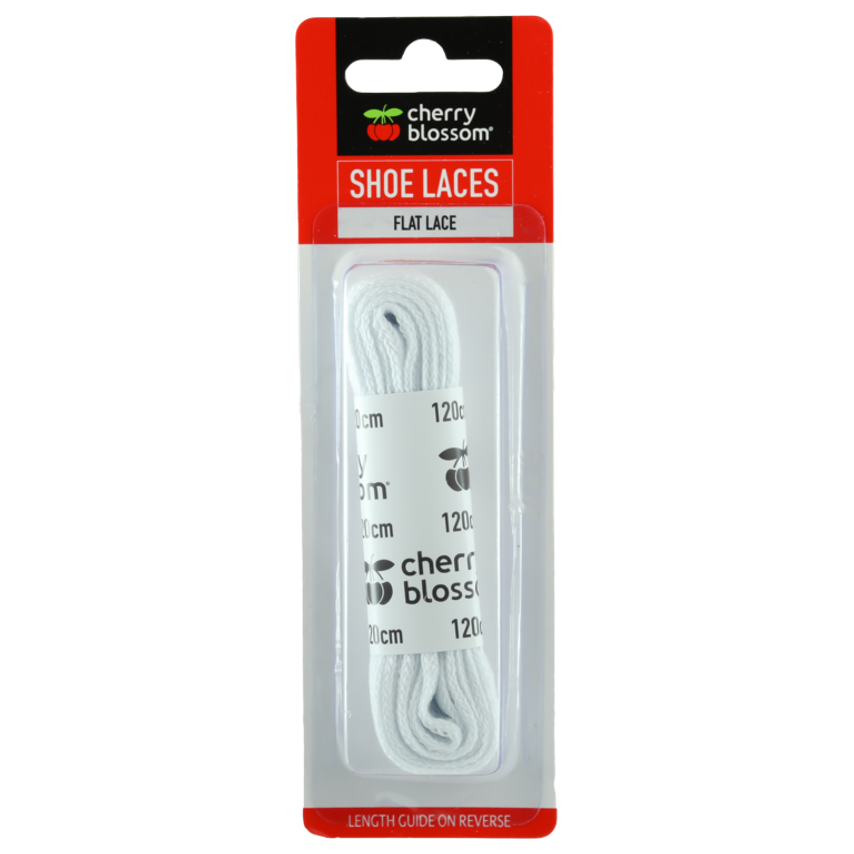 Flat Lace White 120cm