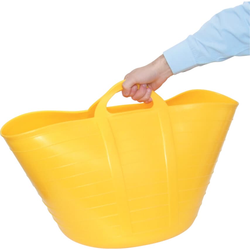 Flexi Tub 26L Builders Bucket Yellow