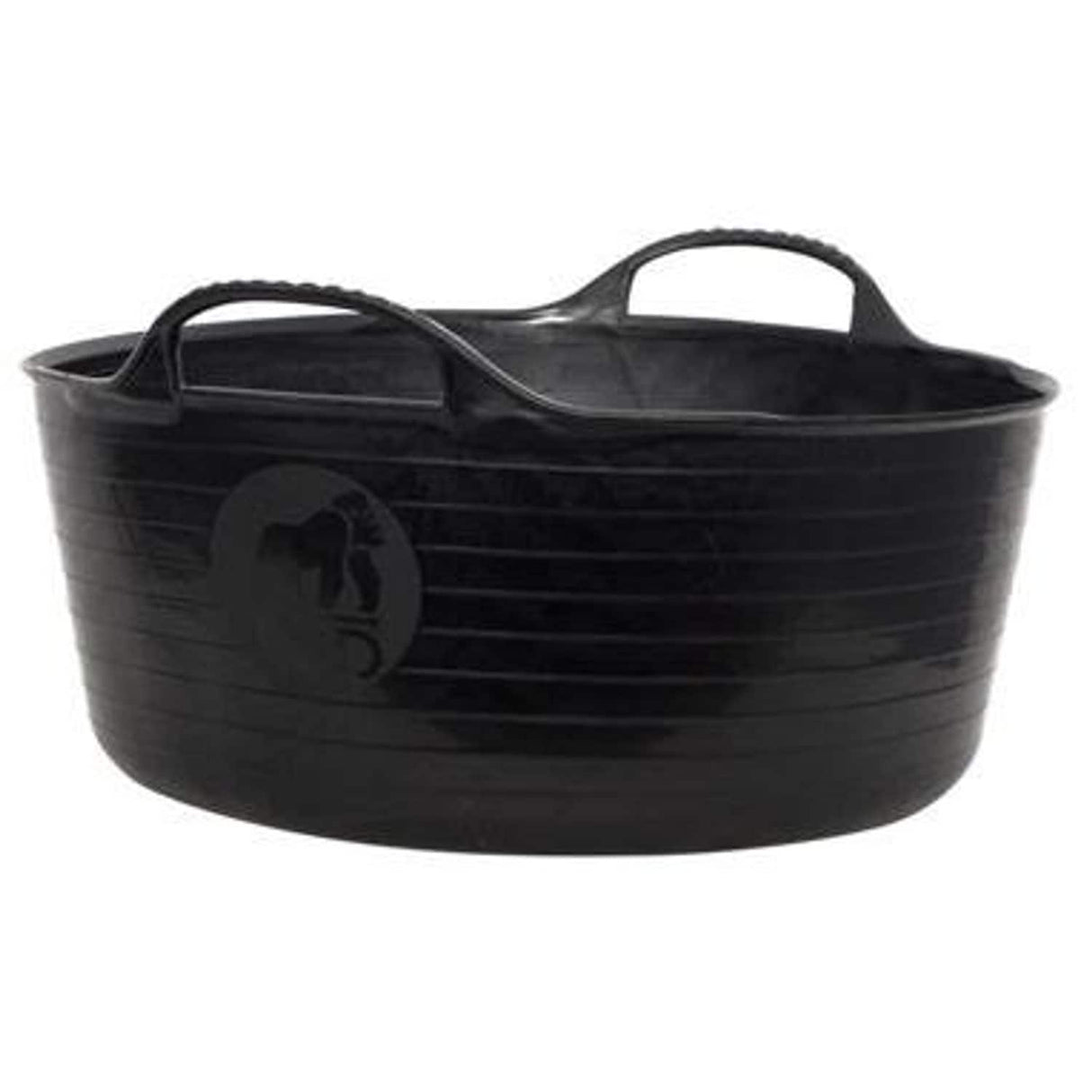 Flexi Tub Black Recycled Shallow 15L