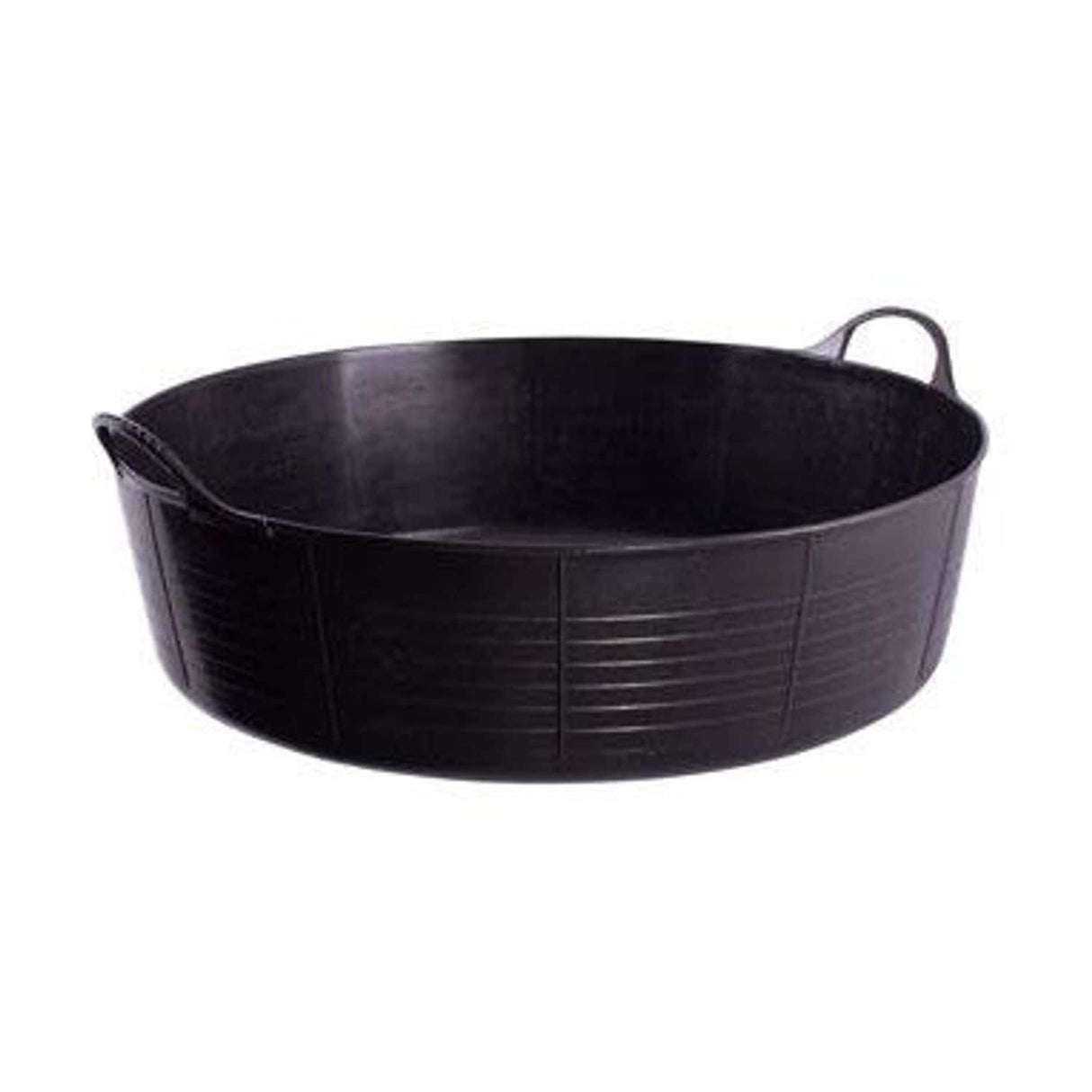 Flexi Tub Black Recycled Shallow 35L