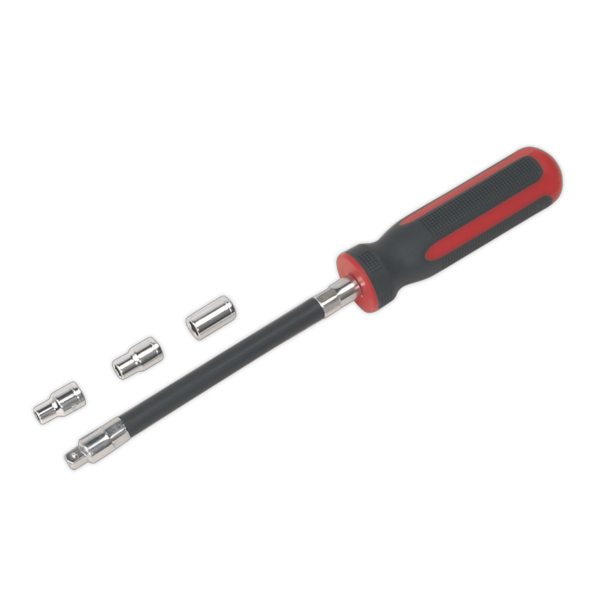 Flexible Hose Clip Nut Driver Set 4PC 5, 6 & 7MM