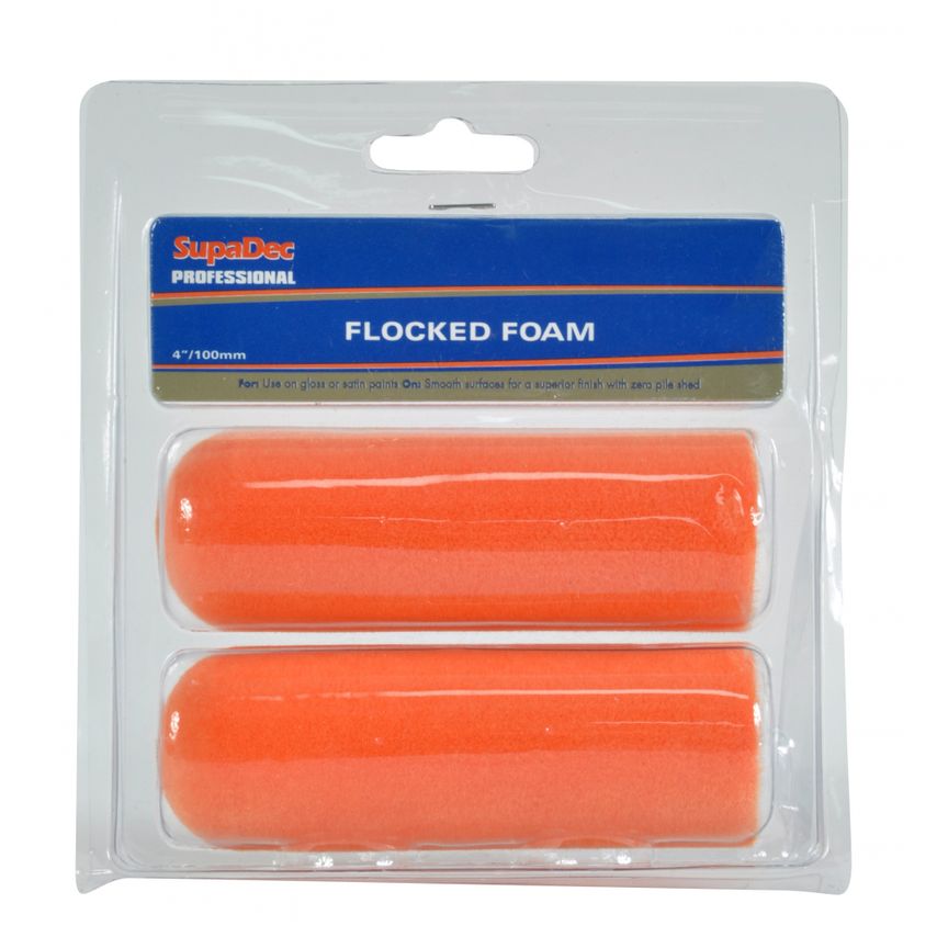 Flocked Foam Rollers 2 Piece