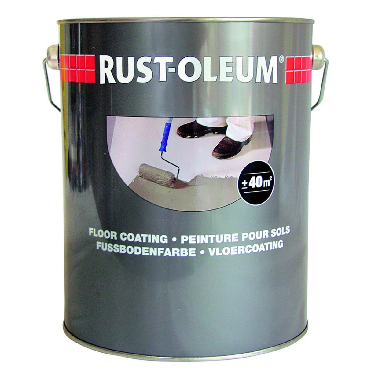 Floor Coating STD 5L Jet Black Black - RUS-7179