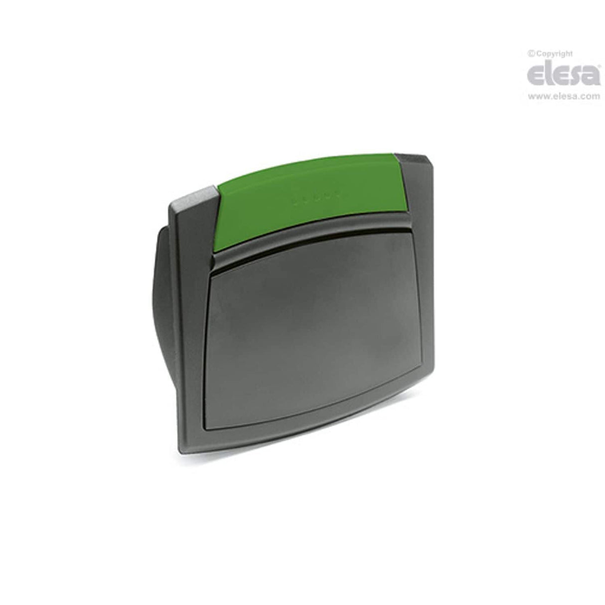 Flush pull handle-EPR.120/F-SH-C17 Green