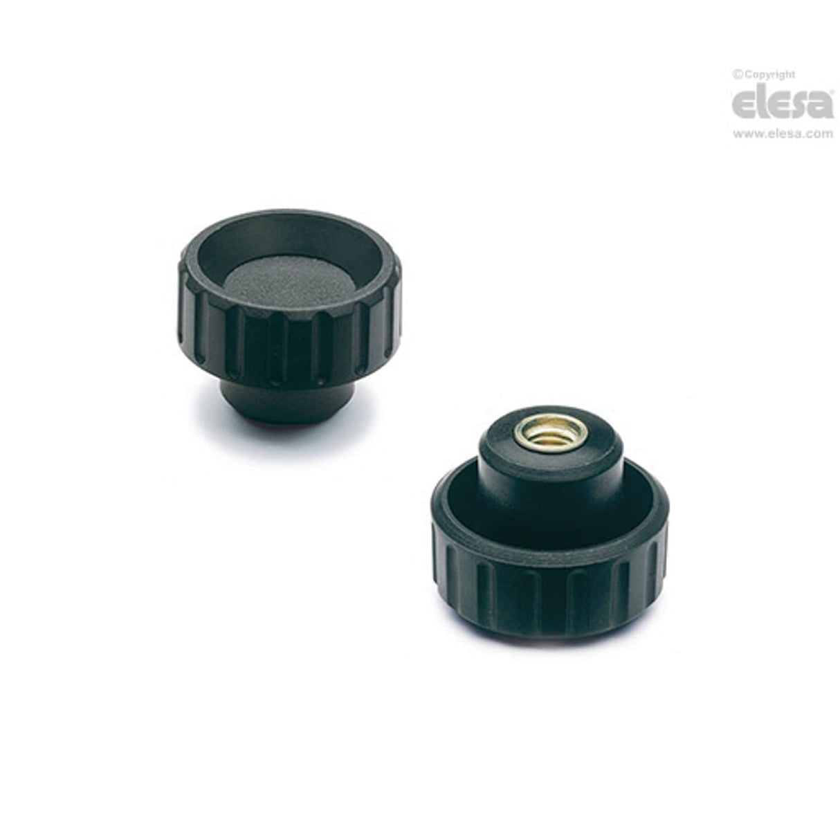 Fluted knob-BT.32-SST-M8