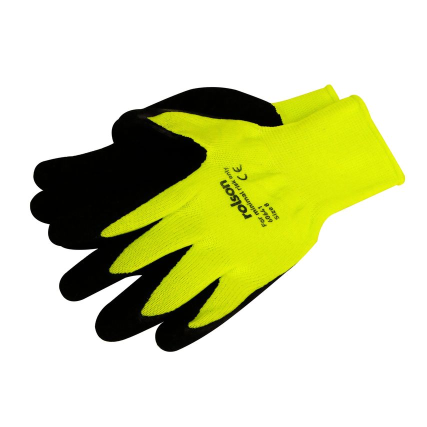 Foam Latex Coated Gloves Medium