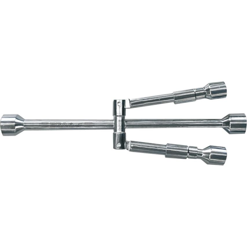 Folding Cross Rim Wrench Mirror Polished Chrome Plating