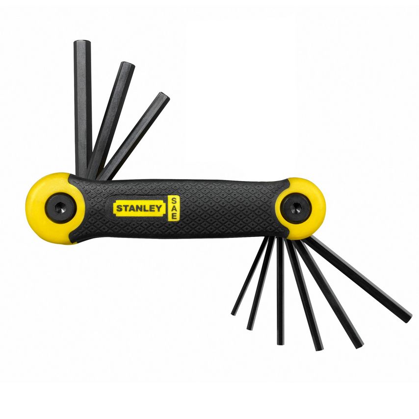 Folding Hexagon Key Set of 9 Imperial (5/64 - 1/4in)