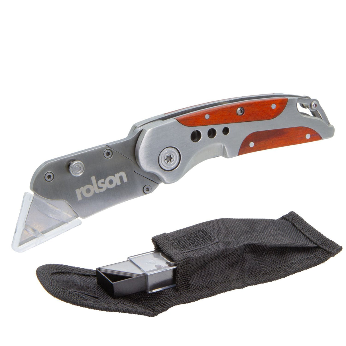 Folding Utility Knife and Pouch