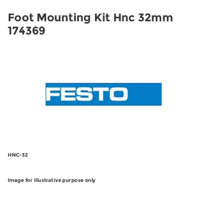 Foot Mounting Kit Hnc 32mm 174369