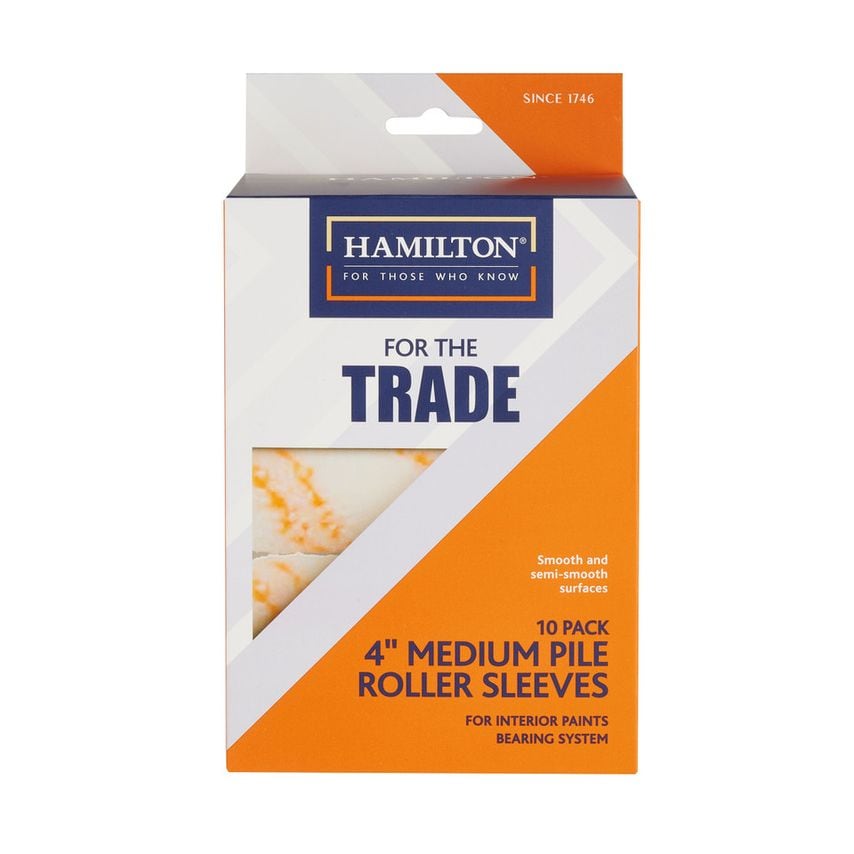 For the Trade 3281110-40 Medium Pile Mini Roller Sleeves - Pack of 10
