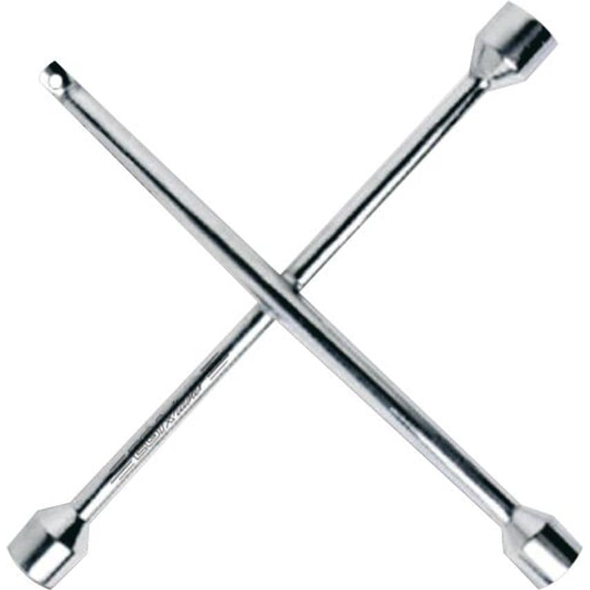 Four Way Rim Wrench Mirror Polished Chrome Plating