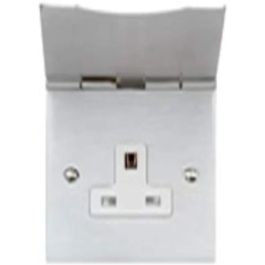 Frame Euro 1 Gang Standard Floor Mounted White