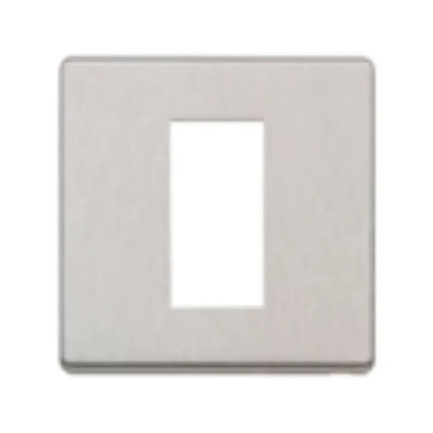 Frontplate 1 Module Euro 25 x 50mm Satin Gold - K24181SAG