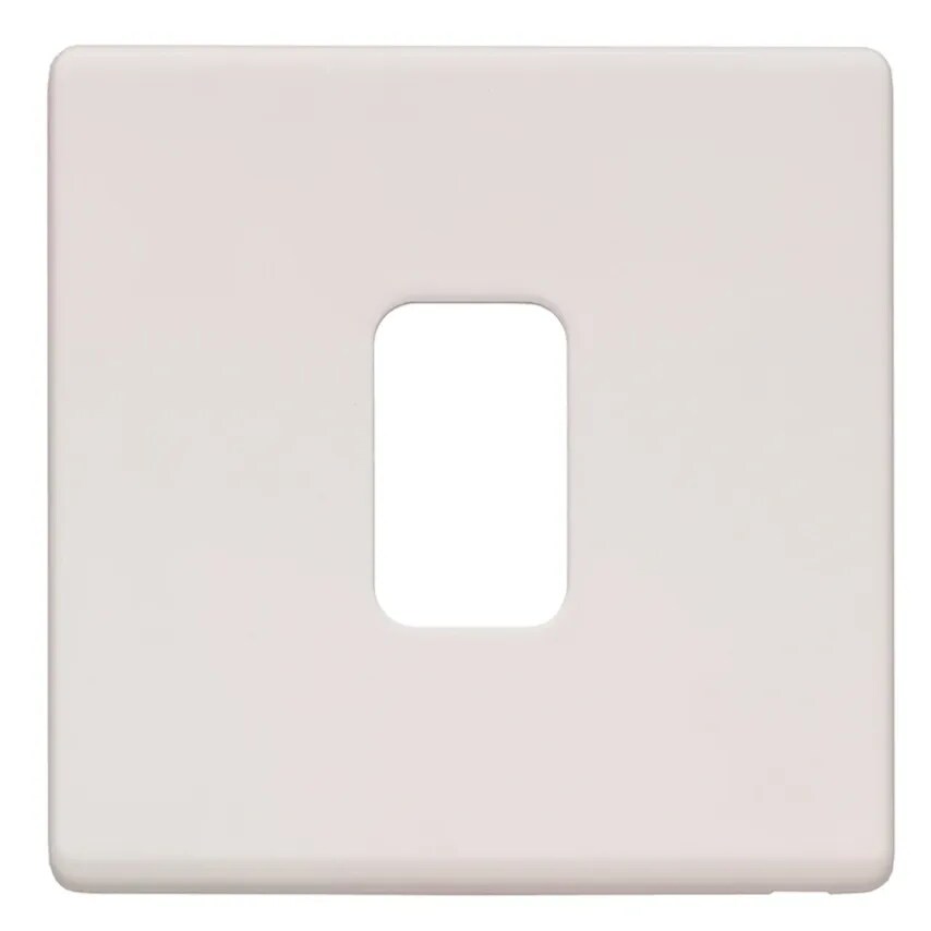 Frontplate 1 Module White