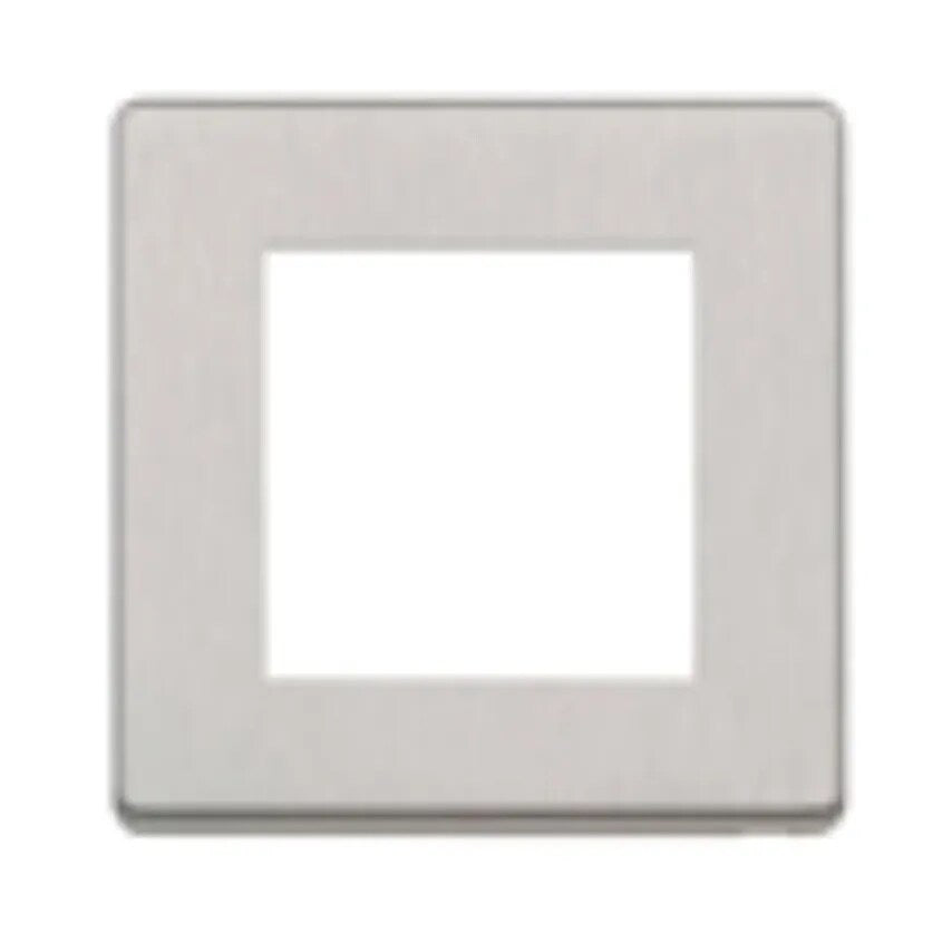 Frontplate 2 Module Euro 50 x 50mm Satin Gold - K24182SAG