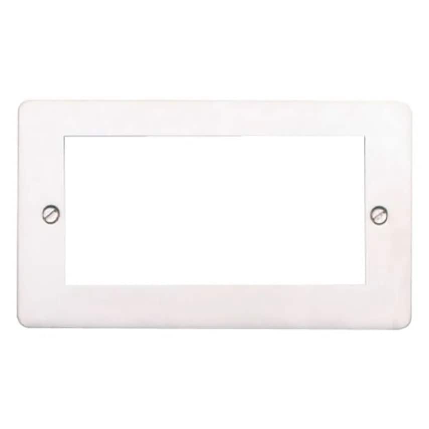 Frontplate 4 Module Euro Brushed Stainless Steel - K14184BSS