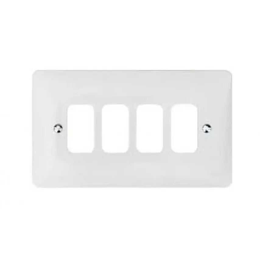 Frontplate 4 Module White
