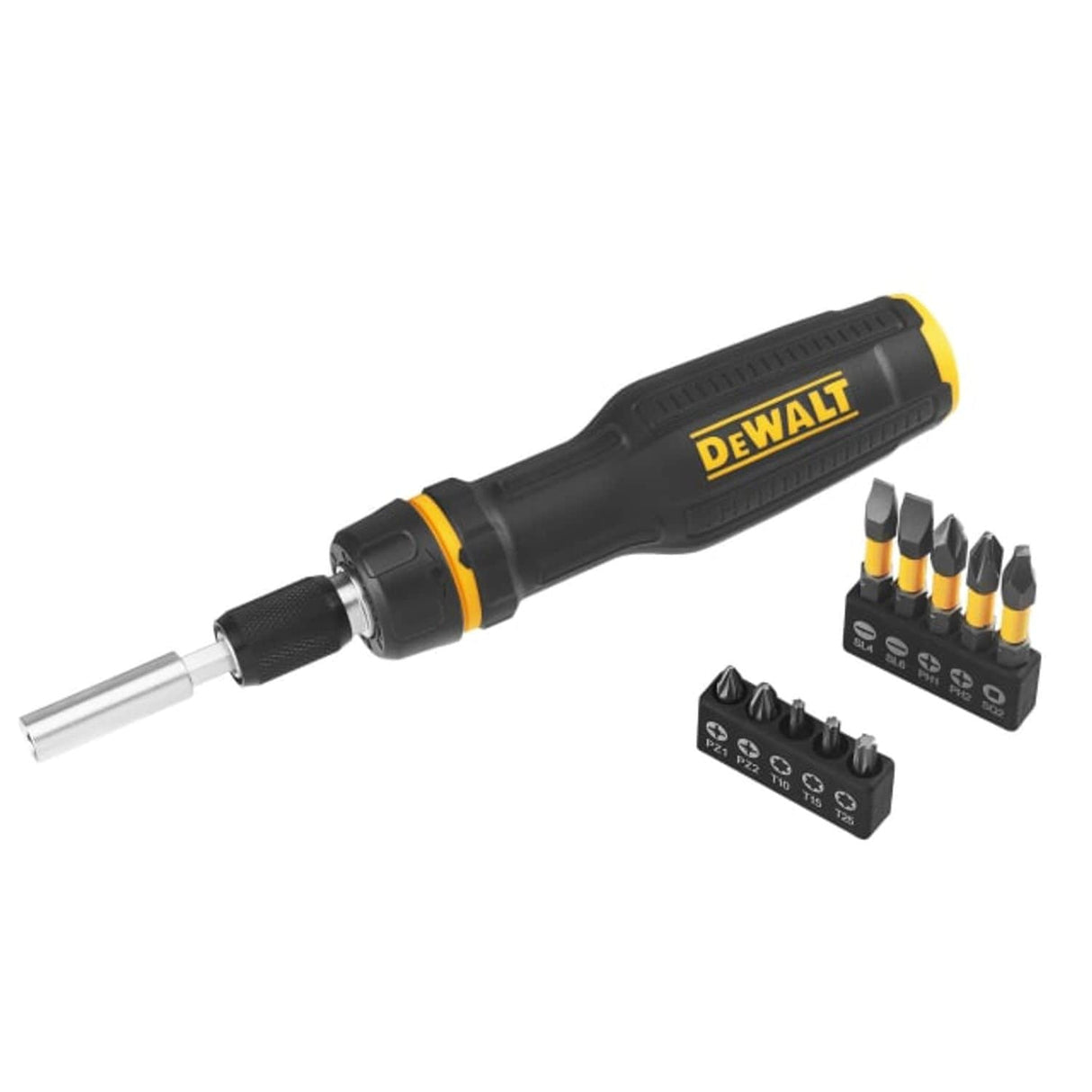 Full Fit Telescoping Multi-bit Ratcheting Screwdriver + 10 Bits