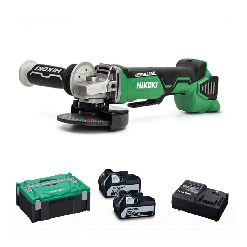 G18DBALJJZ Angle Grinder Brushless 18V 2X5.0AH Lithium-ion