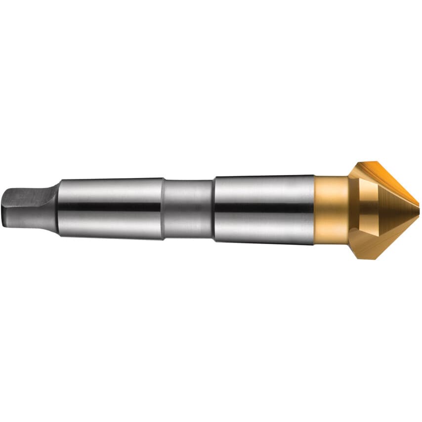 G338 25.00mm HSS Tin Morse Taper Shank 90DEG Countersink DIN 335 D