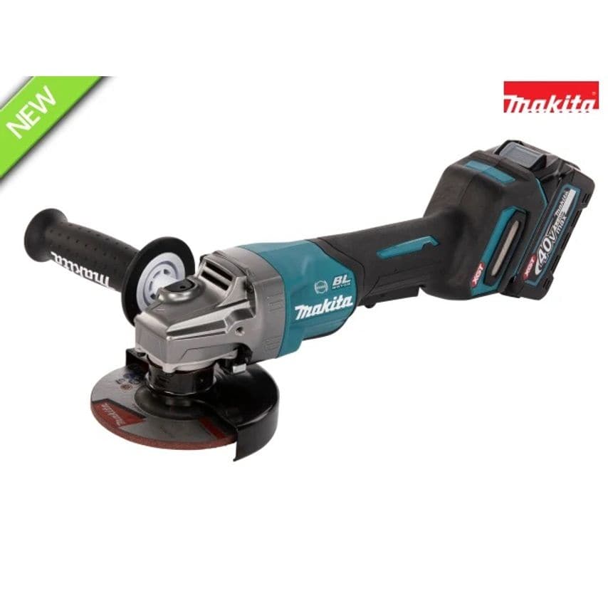 GA013GD201 XGT 40Vmax BL Paddle Switch Grinder 125mm 40V 2 x 2.5Ah Li-ion