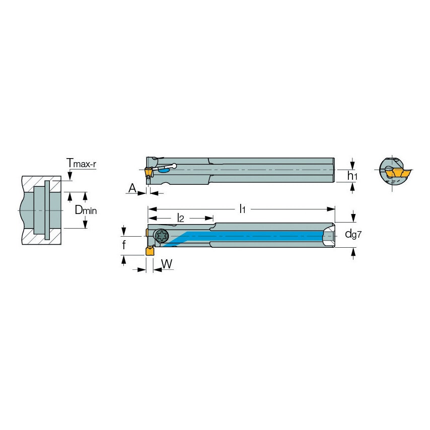 GEHIR 16-16-2 Cut-Grip Toolholder