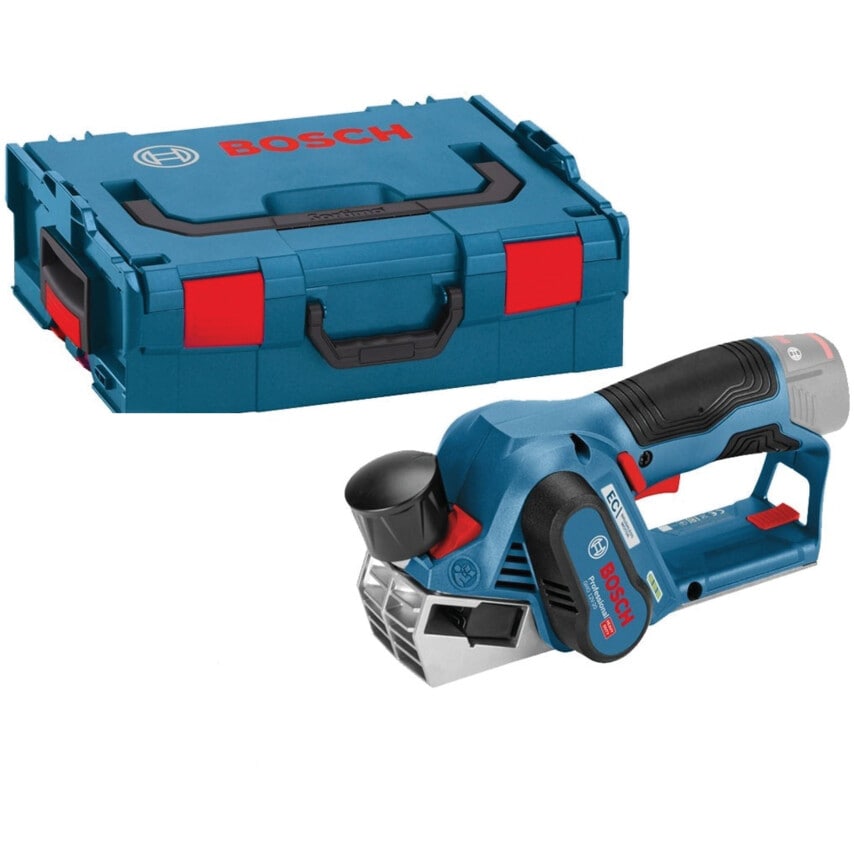 GHO 12V-20 Brushless Cordless Compact Planer 56MM in L-BOXX Carry Case Body Only Version - No Batteries Or Charger Supplied - 0 601 5A7 072