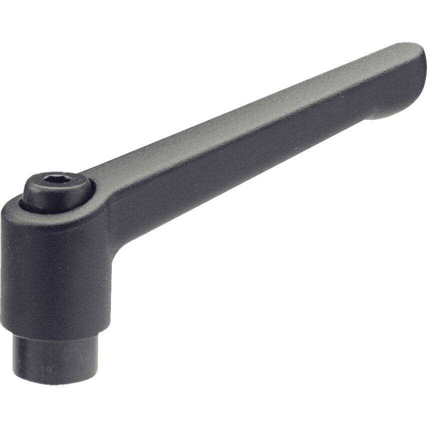 GN300-108-M16-SW Black Adjustable Hand Levers, Female