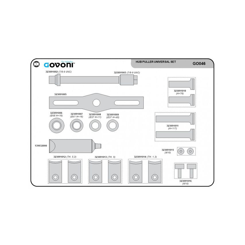 GO046 Hub Extractor Set