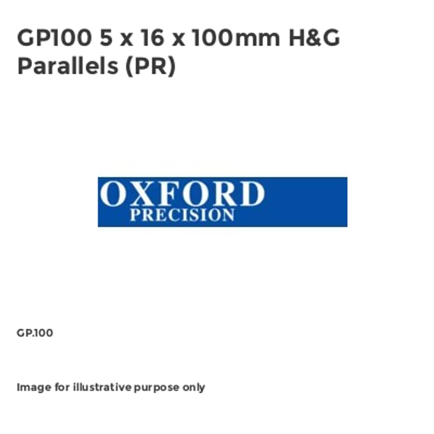 GP100 5 x 16 x 100mm H&G Parallels (PR)
