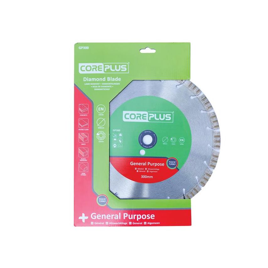 GP300 General-Purpose Hybrid Turbo Diamond Blade 300mm CORDBGP300